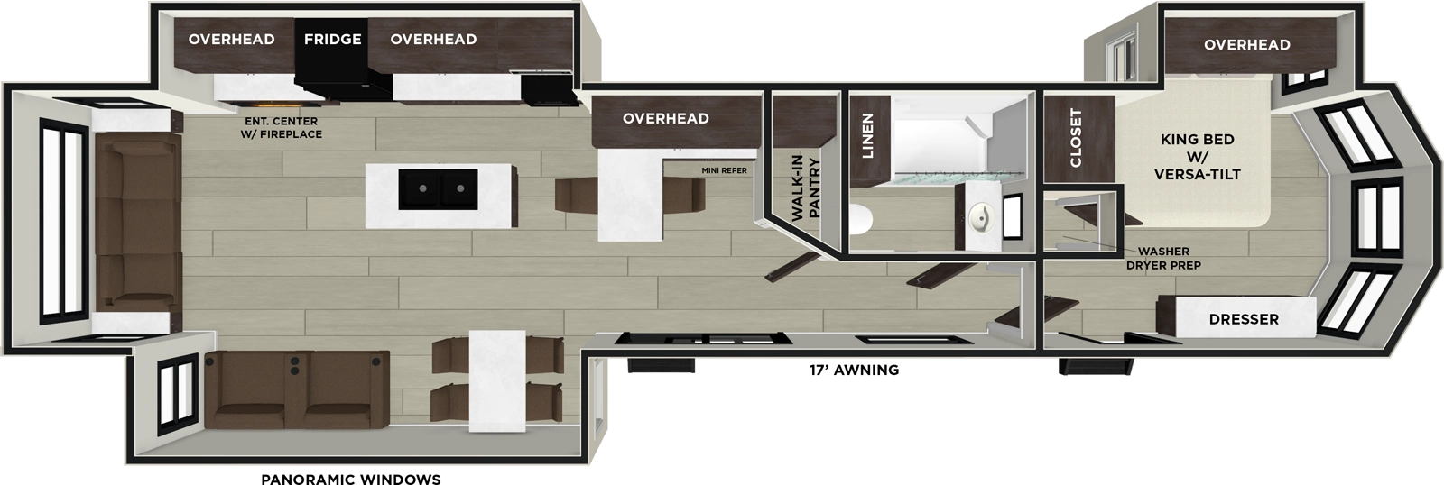 Salem Villa 40RLB Floorplan
